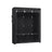 Portable Wardrobe - Fabric - Black - Large Capacity with 3 Hanging Rails and Shelves