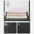 Portable Wardrobe - Fabric - Black - Large Capacity with 3 Hanging Rails and Shelves