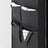 Portable Wardrobe - Fabric - Black - Large Capacity with 3 Hanging Rails and Shelves