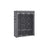 Portable Clothes Wardrobe - Fabric - Grey - Large Capacity with Cover and Multiple Storage Options