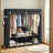 Portable Closet - Fabric - Grey - 4 Hanging Rods