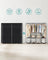 Portable Clothes Wardrobe - Fabric - Grey - Large Capacity with Shelves and Pockets
