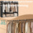 Portable Closet - Fabric - Grey - 4 Hanging Rods
