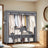 Portable Closet - Fabric - Grey - 4 Hanging Rods