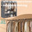Portable Closet - Fabric - Grey - 4 Hanging Rods