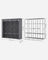 Portable Clothes Wardrobe - Fabric - Grey - Large Capacity with 4 Hanging Rails and Shelves