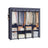 Portable Closet - Fabric - Dark Blue - Large Capacity with 4 Hanging Rails and Shelves