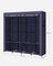 Portable Closet - Fabric - Dark Blue - Large Capacity with 4 Hanging Rails and Shelves