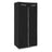 Canvas Hanging Rail Wardrobe - Fabric - Black - Includes Shelves and Storage Space
