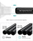 Fabric Wardrobe - Canvas - Ink Black - Double Hanging Rails and Shelves