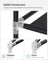 Fabric Wardrobe - Canvas - Ink Black - Double Hanging Rails and Shelves