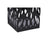 Umbrella Stand - Metal - Black - Free Standing with Drip Tray and Hooks