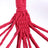 Portable Cotton Hammock - 210 x 150 cm - Red Orange - Supports 300 kg