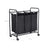 Laundry Cart - Fabric - Beige - 3 Removable Bags on Wheels