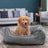 Dog Bed - Brown - Plush