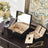 Jewelry Box - Wood - Black - Lockable with Removable Divider and Foldable Tray