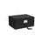 Jewelry Box - Wood - Black - Lockable with Removable Divider and Foldable Tray