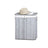 Laundry Basket - Bamboo - Distressed Grey - Two Sections with Lid and Removable Liner