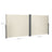 Retractable Awning - Polythene Fabric - Smoky Grey - Privacy Protection and Sun Shade