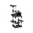 Multi-Level Cat Tree - Engineered Wood - Smoky Grey - Includes Feeder Bowl