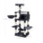 Multi-Level Cat Tree - Engineered Wood - Smoky Grey - Includes Feeder Bowl