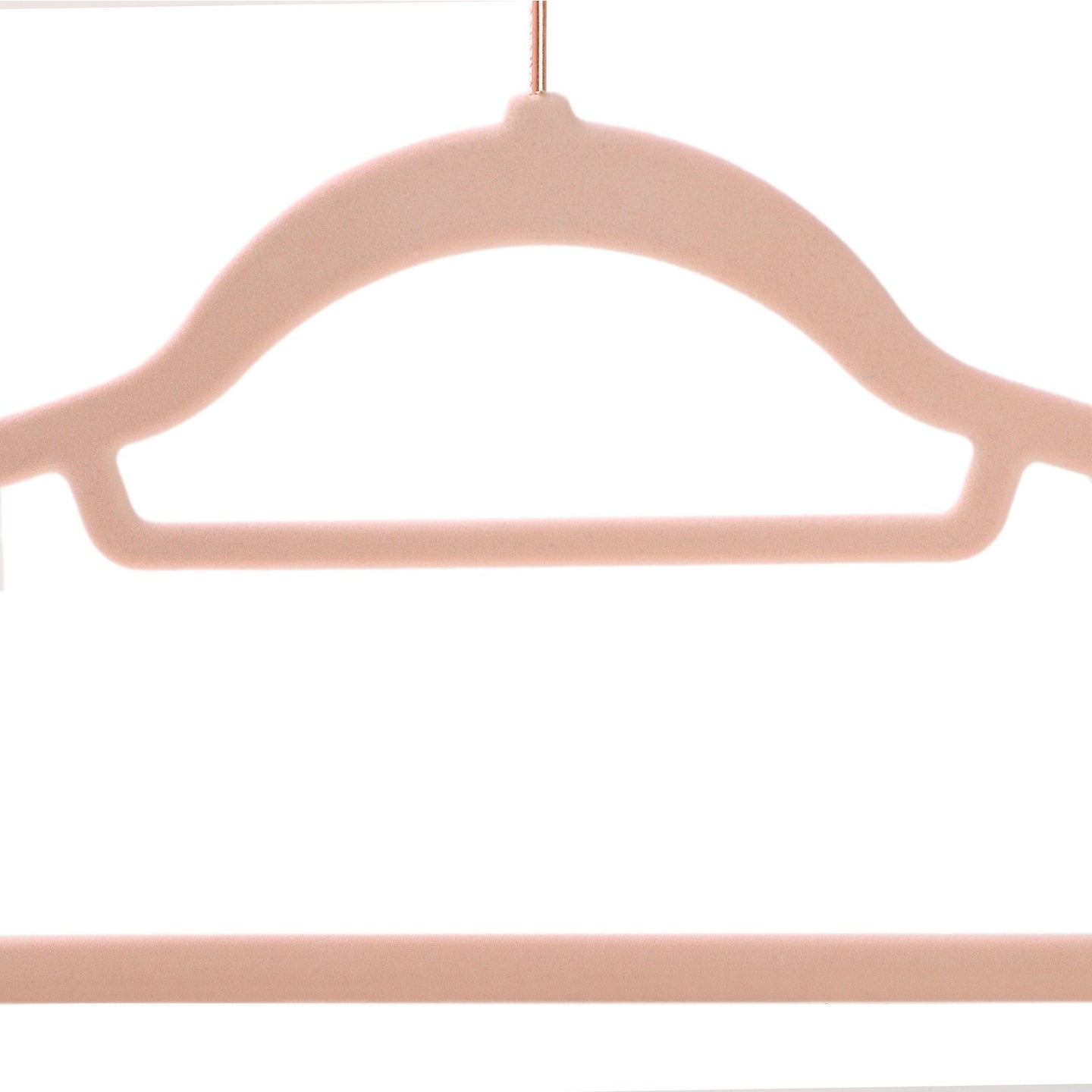 Velvet Hangers Set - Rose Gold - Non-Slip
