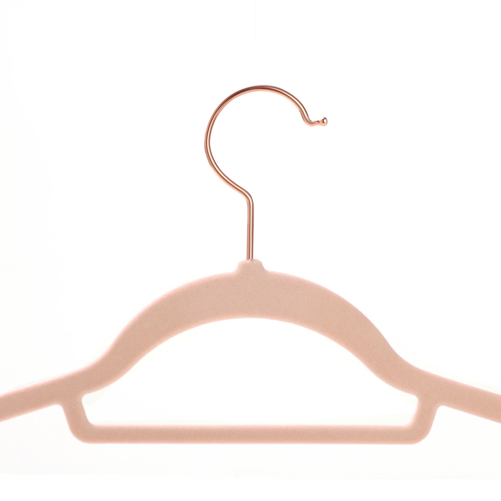 Velvet Hangers Set - Rose Gold - Non-Slip