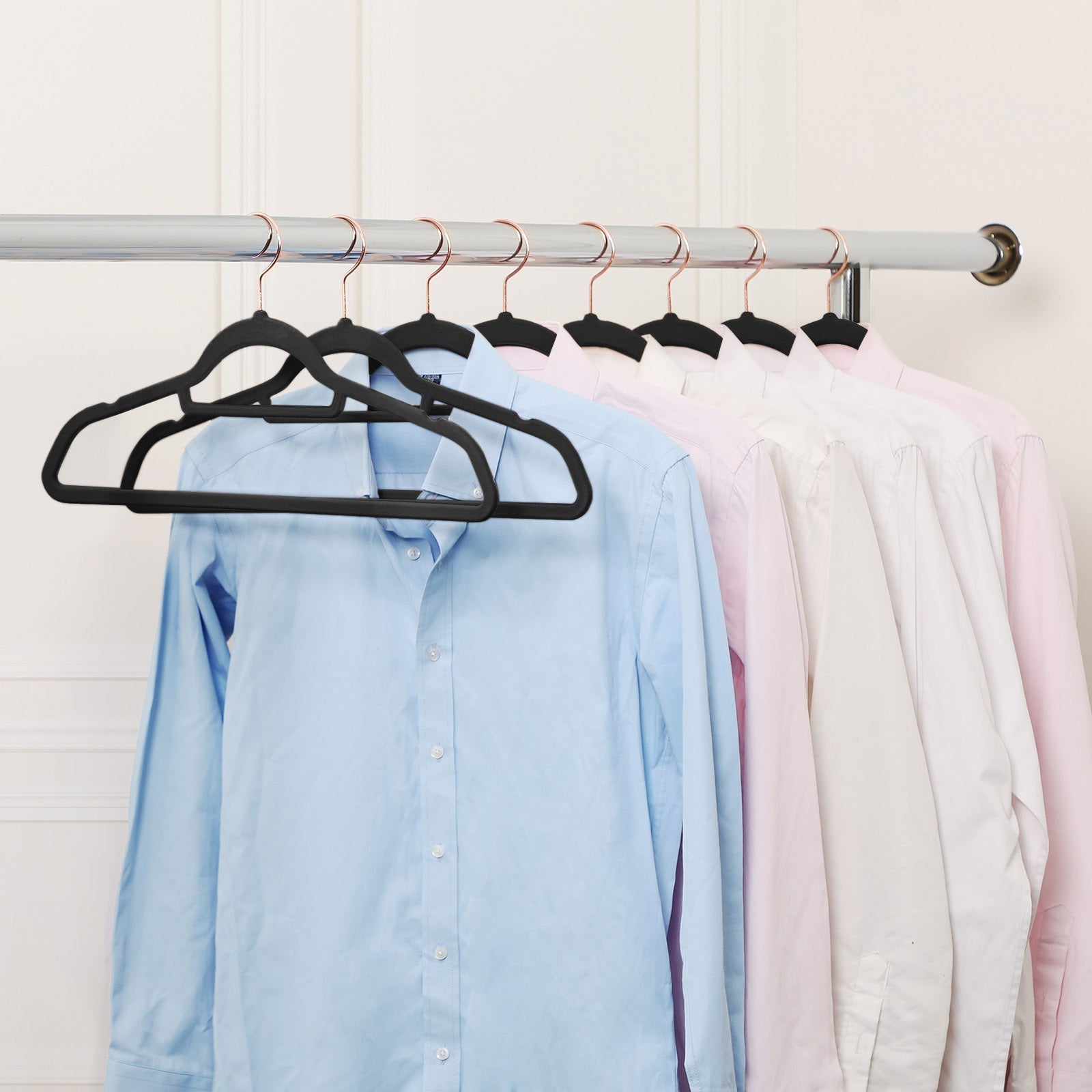 Velvet Hangers - Rose Gold - Non-Slip