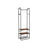Hall Tree - Wood - Rustic Brown and Black - With Shoe Rack and Shelves