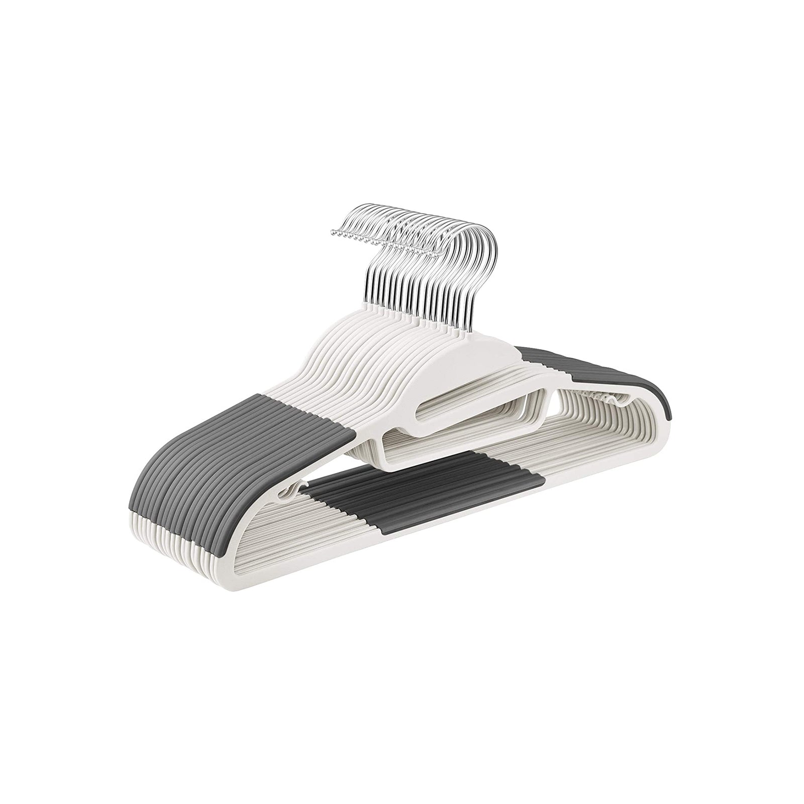 Coat Hangers - Plastic - Grey - 20 Pack