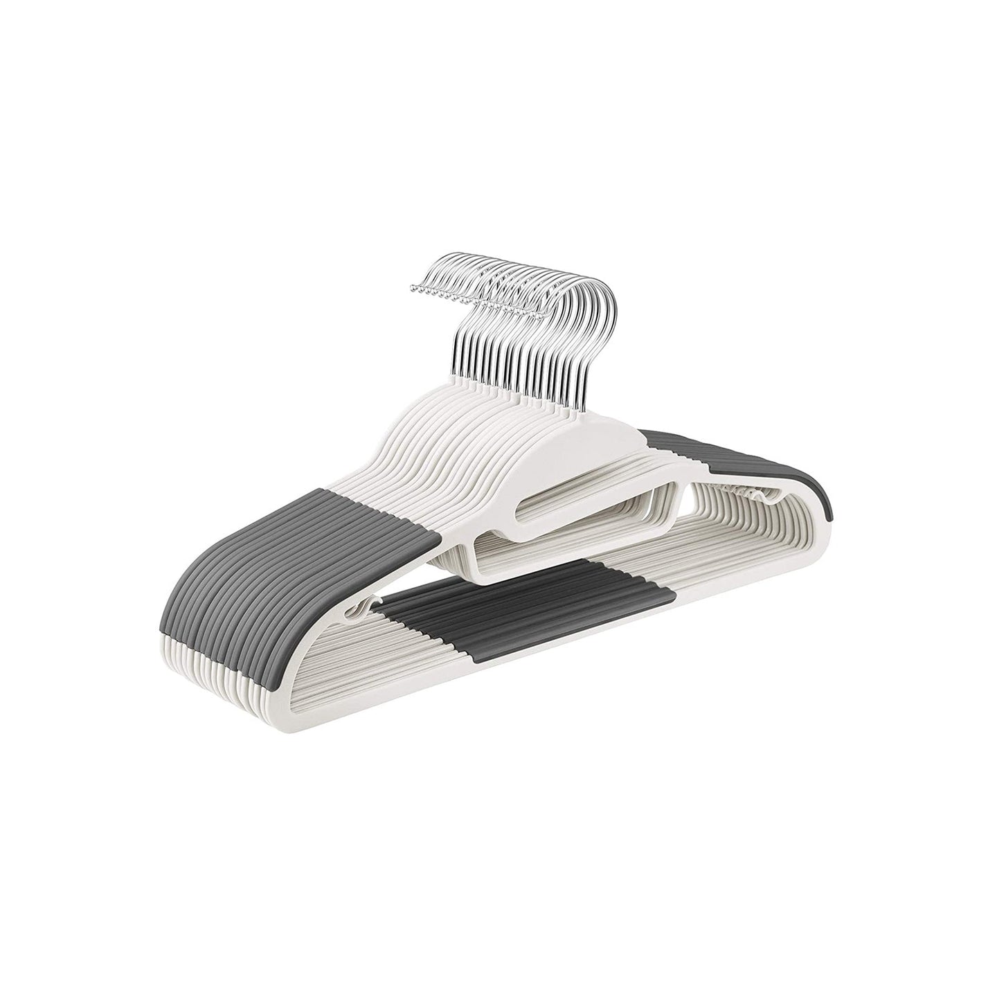 Coat Hangers - Plastic - Grey - 20 Pack