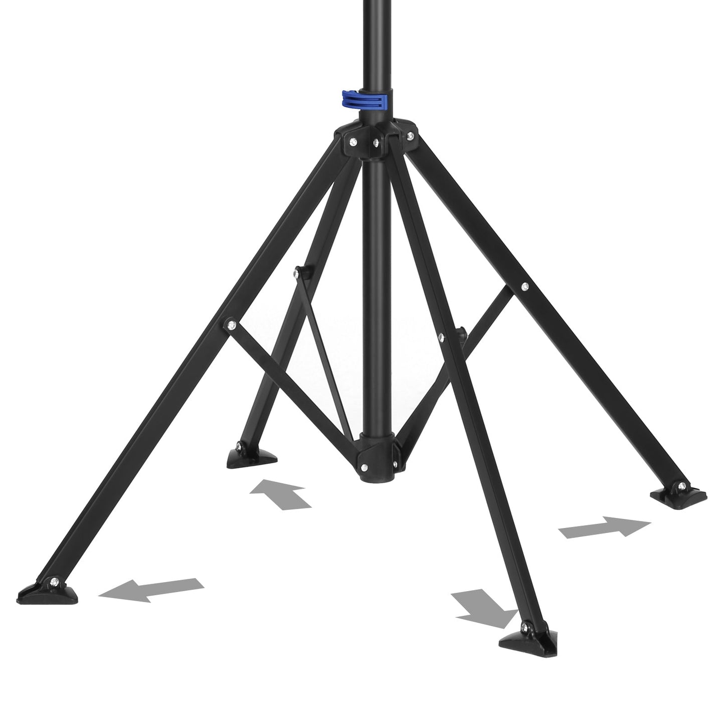 Bicycle Repair Stand - Metal - Black and Blue - Lightweight with Quick Release and Tool Tray