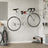 Wall-Mounted Bike Repair Stand - Heavy-Duty Steel - Black - 360-Degree Rotation