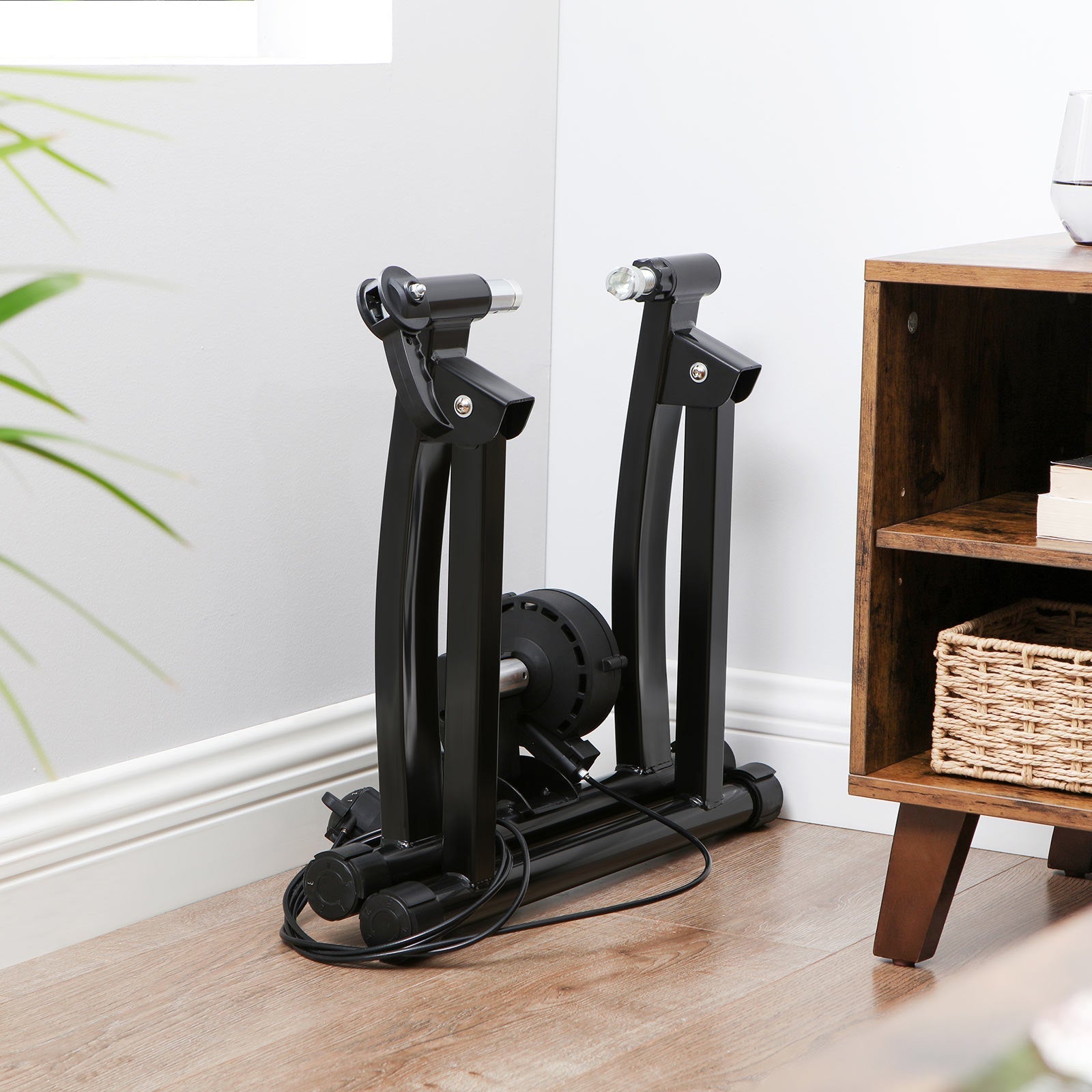 Indoor Bike Trainer Stand - Black - Magnetic