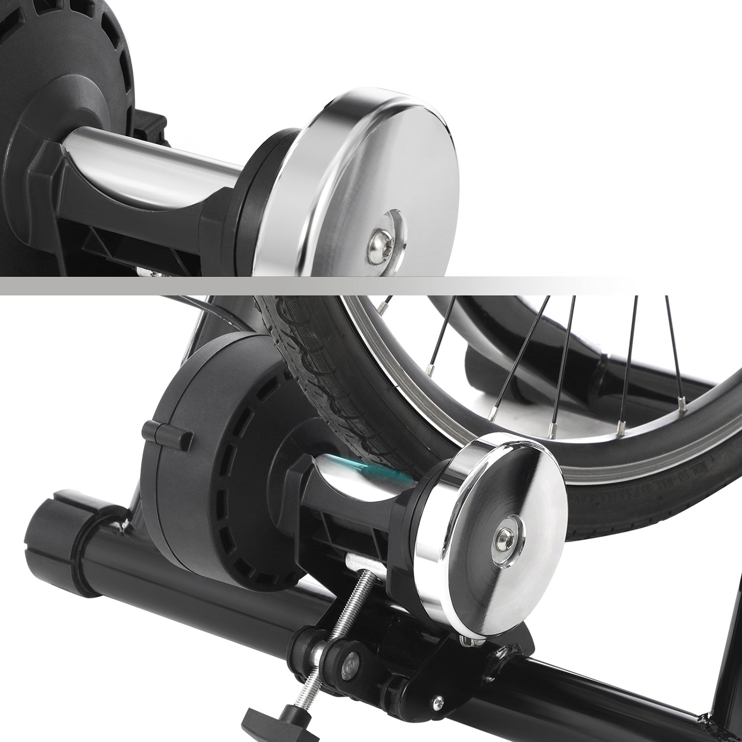 Adjustable Bike Trainer Stand - Black - Magnetic