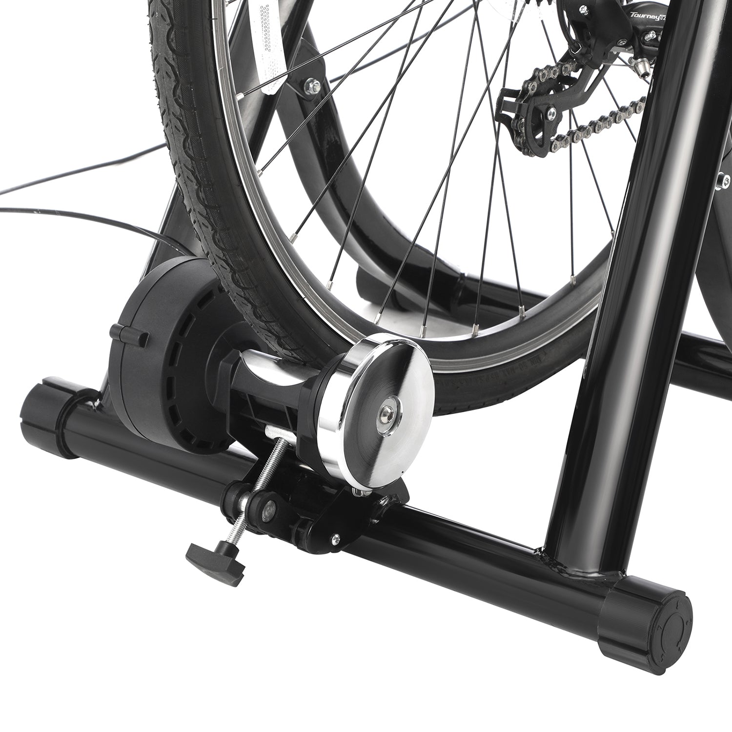 Adjustable Bike Trainer Stand - Black - Magnetic