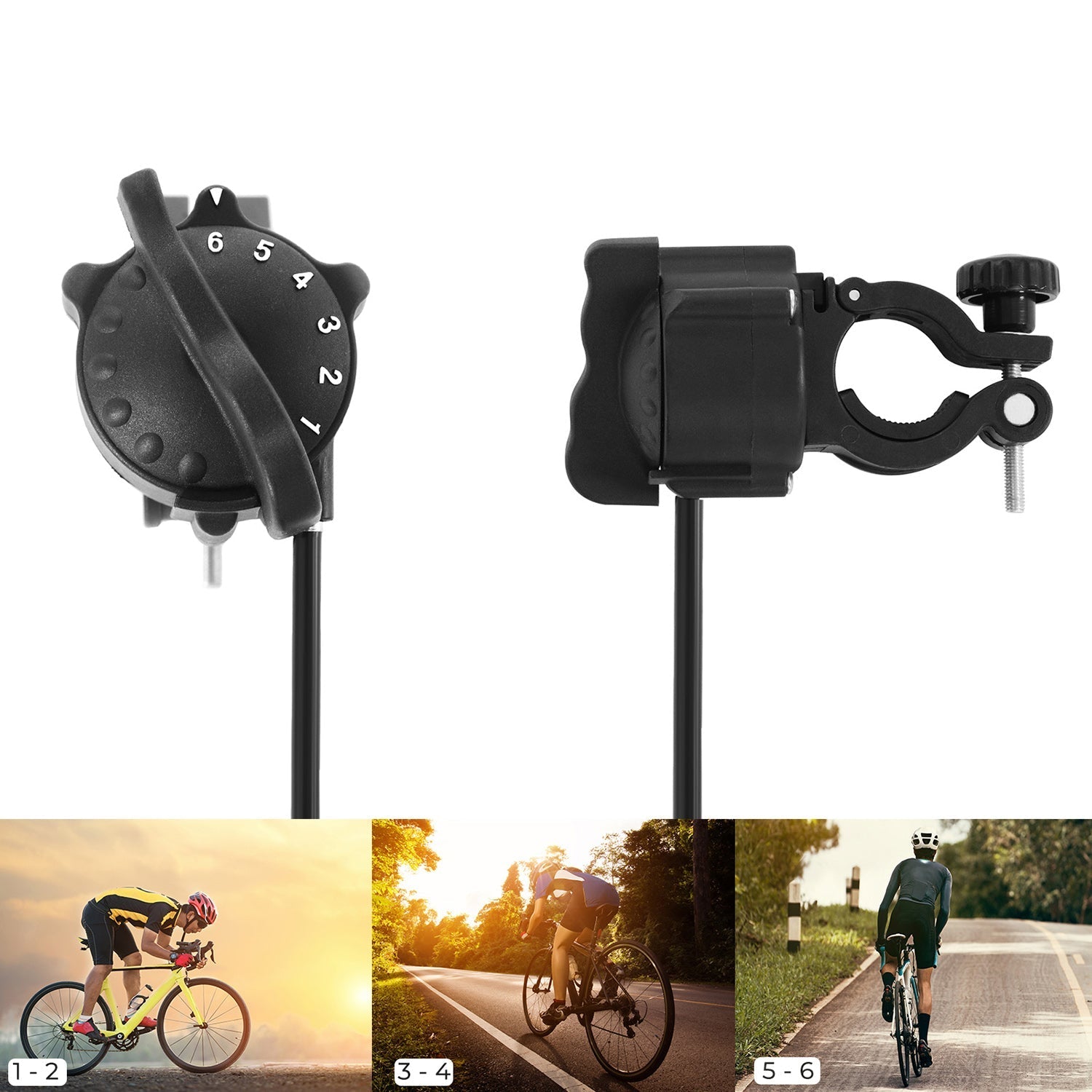 Adjustable Bike Trainer Stand - Black - Magnetic