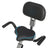 Foldable Exercise Bike - Steel - Orange and Grey - Backrest