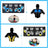 Push-Up Board - Plastic - Black - 14-in-1 Color-Coded Portable Fitness Tool