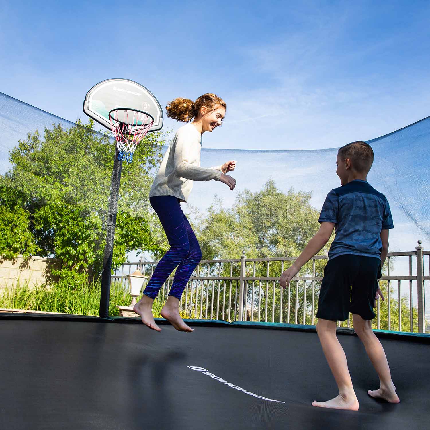 Trampoline Mat - Fabric - Black - Replacement for 8 ft Trampoline with 42 Rings
