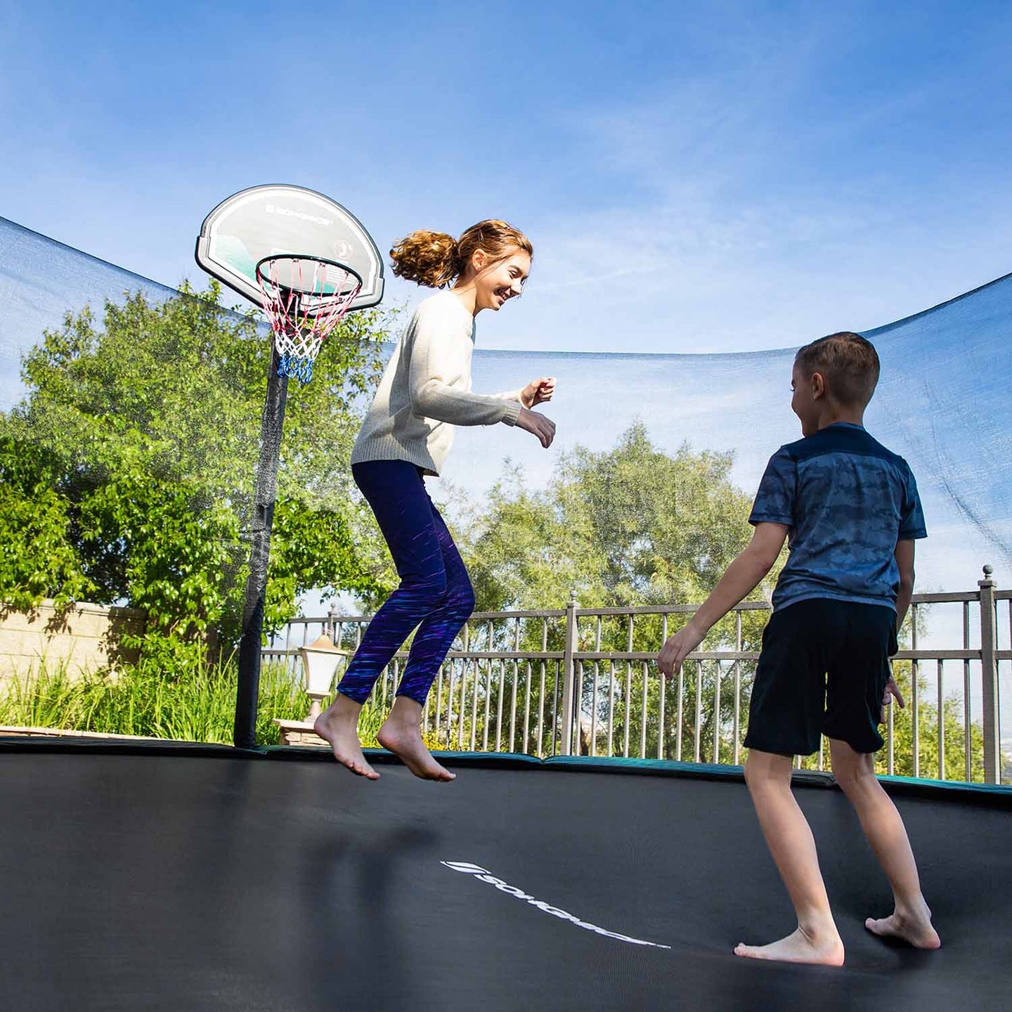 Trampoline Mat - Fabric - Black - Replacement for 8 ft Trampoline with 42 Rings