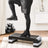 Step Platform - Plastic - Grey - Height Adjustable with Resistance Band