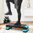 Aerobic Step Platform - Plastic - Blue - Height-Adjustable with Resistance Band