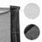 Trampoline Safety Net - Mesh - Black - Fits 10 ft Round Trampolines with 8 Straight Poles