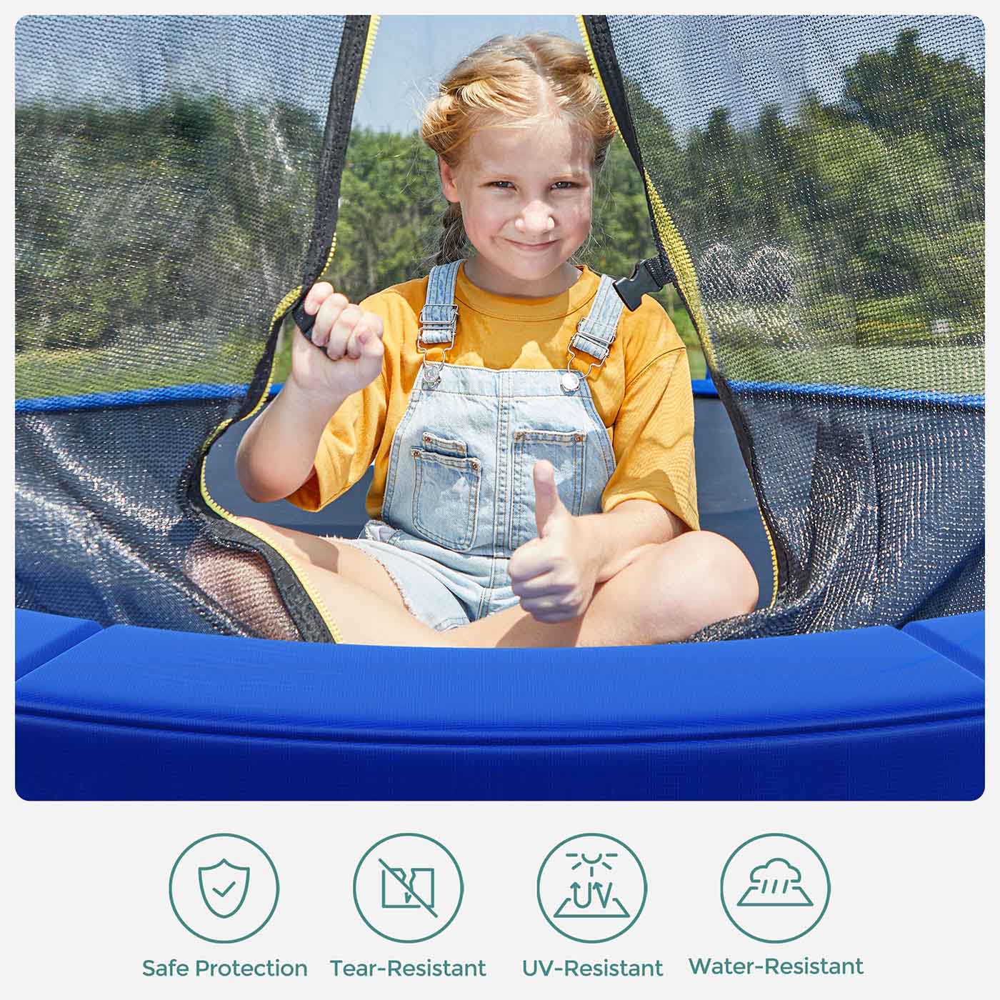 Trampoline Safety Pad - UV-Resistant Tear-Resistant Material