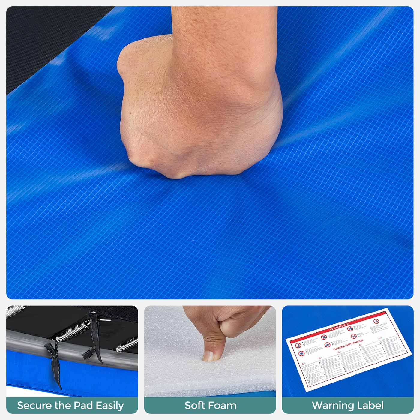 Trampoline Safety Pad - UV-Resistant Tear-Resistant Material