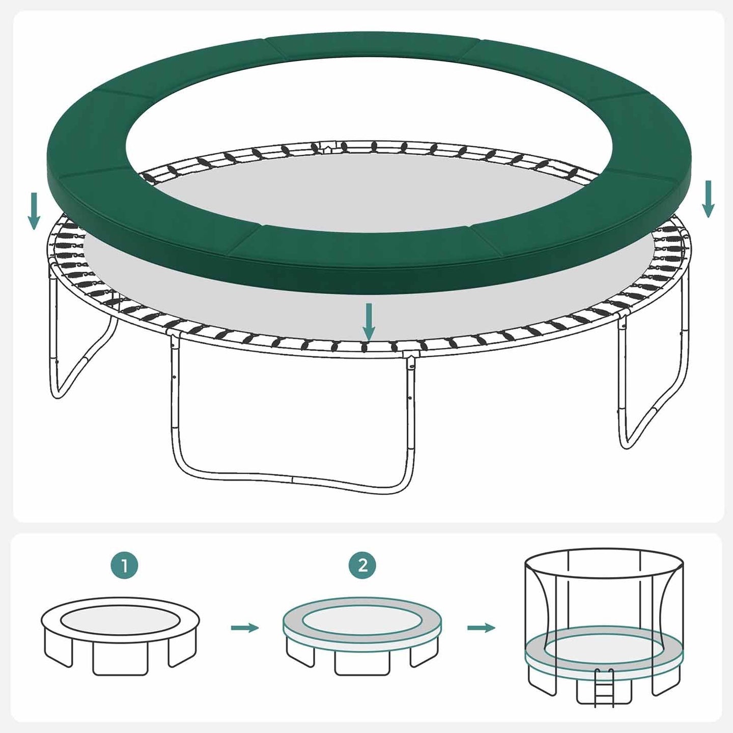 Trampoline Mat - UV-Resistant Fabric - Standard Size
