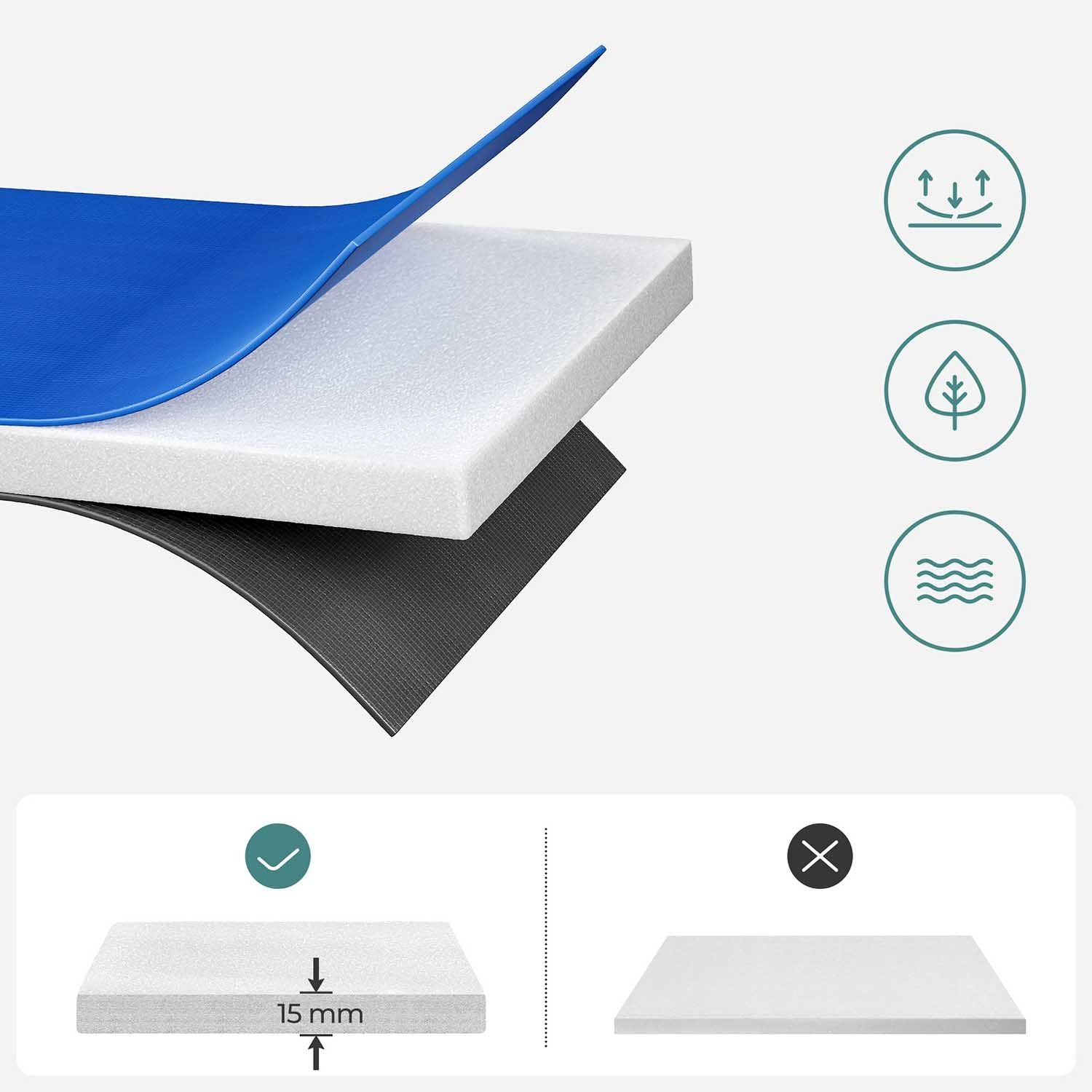 Trampoline Safety Protection Pad - Tear-Resistant UV-Resistant