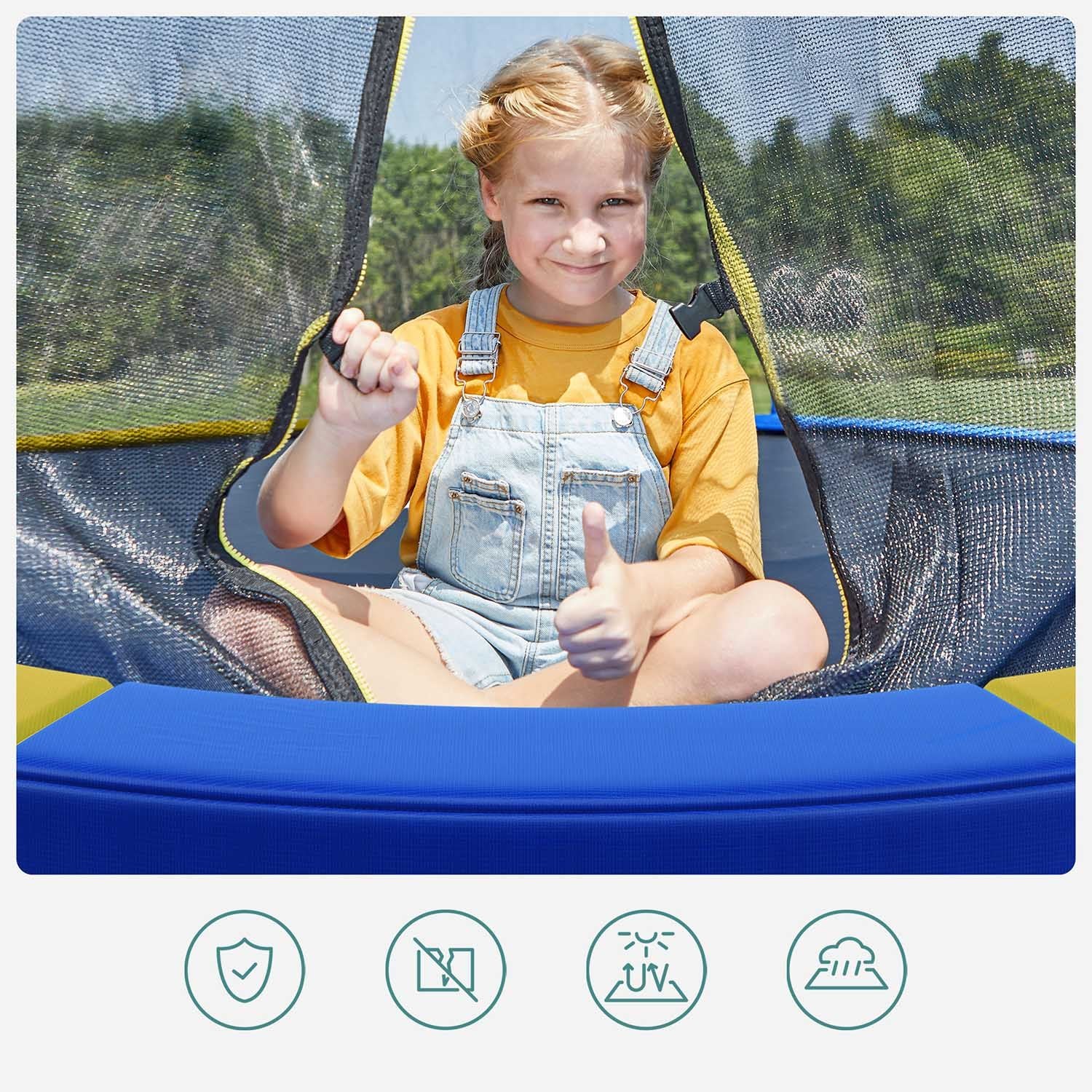 Trampoline Safety Pad - EPE Foam - Multi-Colour
