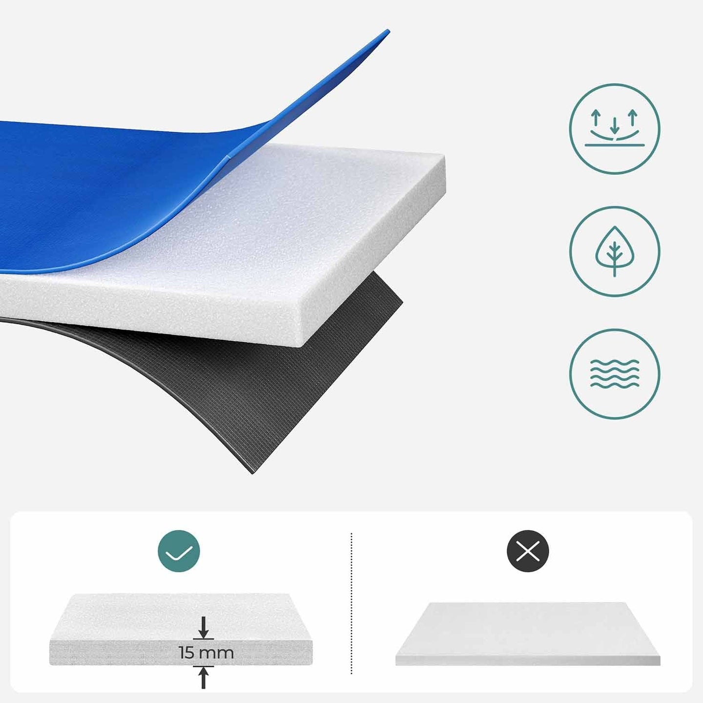 Trampoline Safety Pad - EPE Foam - Multi-Colour